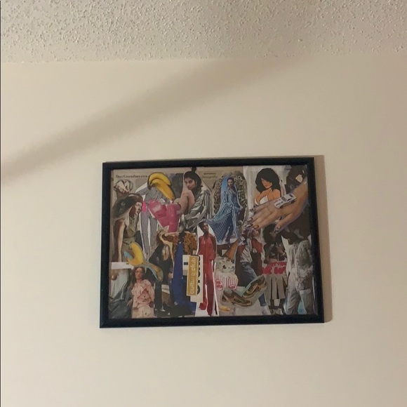 Fashion Mixed Media Collage Art Frame - Picture 8 of 8
